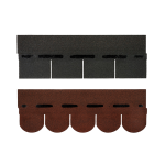 Shingle rectangular and beaver