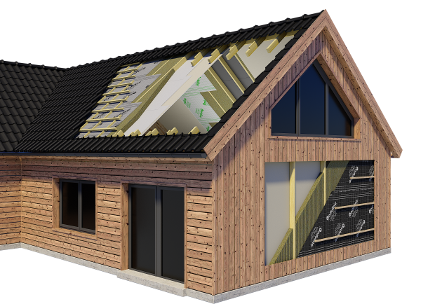 Toiture ondutiss air dynamic et façade