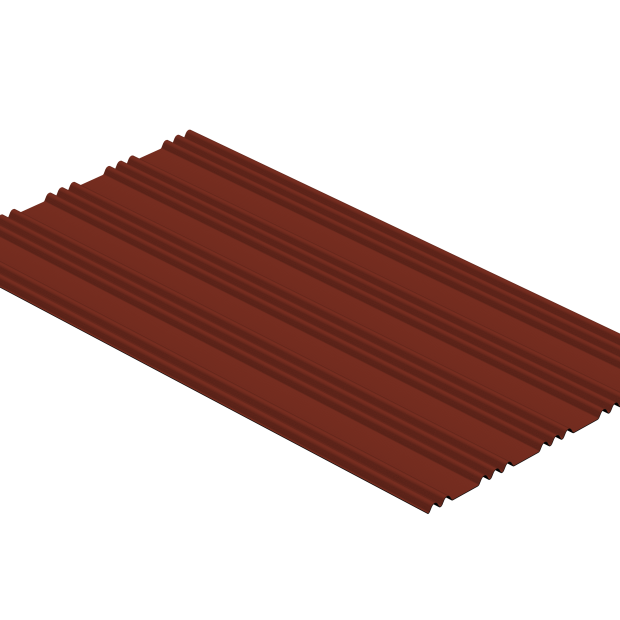 Isoline sheet red