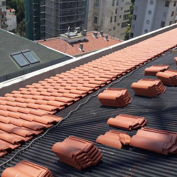 Render showing the roof ventilation thanks to Isoline sheets